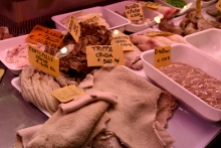 Tripe- the lining of an animal's stomach. An Italian delicacy!